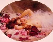 路易斯 玛丽 德 施莱佛 : Beauty amid Rose Petals